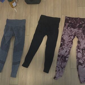 Stylish  Leggings Set - Black, Gray, red